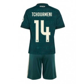 Real Madrid Aurelien Tchouameni #14 Replika Bortatröja Barn 2026-27 Kortärmad (+ Korta byxor)